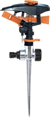 Produktbild von Sektor Sprinkler mit Erdspieß - Metall - Reichweite 24 Meter - pro Stück