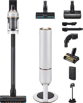 Produktbild von SAMSUNG VS20B95C43W/WD Bespoke Jet Plus CompleteClean Stielsauger mit LED Bürste Akkubetrieb, 580 Watt