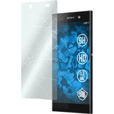 Produktbild von 3er-Pack PhoneNatic Glas-Folie klar  kompatibel mit Sony Xperia XA1 Ultra - Panzerglas für Xperia XA1 Ultra