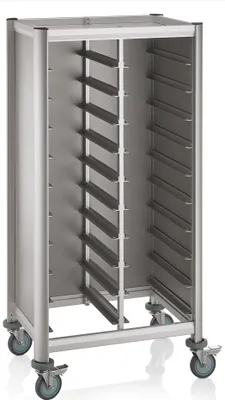 Immagine prodotto di GN Carrello portavassoi 80 x 60 x 165 cm