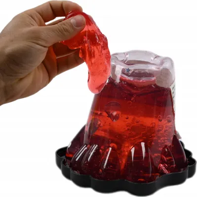 Produktbild von Vulkan Slime Glibber Schleim - Sensorische Knetmasse für Kinder - Antistress Spielzeug Bunt