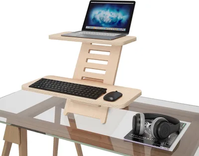 Zdjęcie produktu dla Przystawka do biurka stojącego | Biurka stojące | Biurko stojące drewniane | Podstawka pod laptopa | Stojak | Przystawka do biurka stojącego | Pulpit | Przystawka do biurka | Wyprodukowano w UE