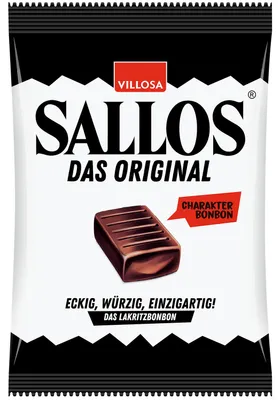 Immagine prodotto di Villosa Sallos Le originali caramelle dure al gusto di liquirizia 150g