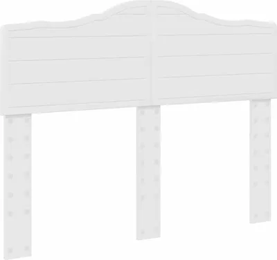 Produktbild von Kopfteil Glänzend Weiß Holzwerkstoff