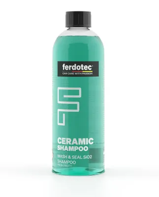 Produktbild von FERDOTEC Ceramic Autoshampoo (750 ml) – 2-in-1 Auto Shampoo für Reinigung & Keramik Versiegelung – Glänzender Lackschutz, pH-neutral & schonend