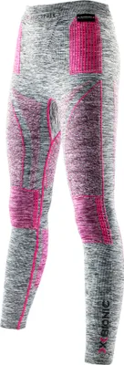 Produktbild von X-Bionic Lady Accumulator Evo Melange Underwear Pants Long light grey melange/raspberry XS
