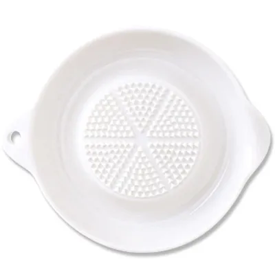 Obrázek produktu pro Keramické struhadlo do kuchyně, 10 cm, určené k nastrouhání zázvoru, česneku a cibule – ostré čepele pro jemné nastrouhání