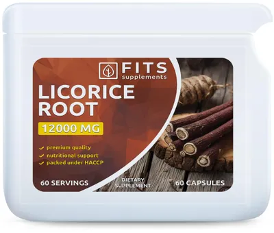 Obrázek produktu pro Kořen lékořice Strong 12 000 mg, 60 tobolek