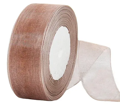 Produktbild von Transparentes Chiffonband, 45 Meter x 3,8 cm, für Dekoration und Verpackung