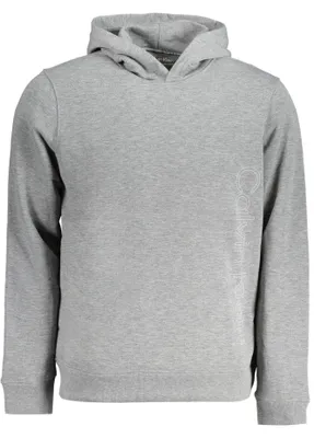 Produktbild von Nachhaltiges graues Herren-Kapuzen-Sweatshirt ohne Reißverschluss
