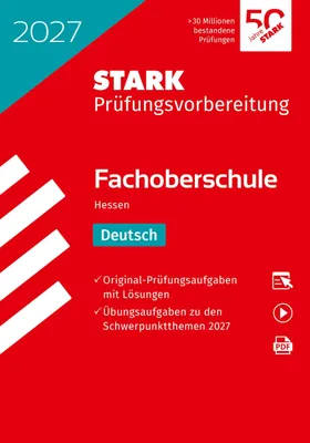 Produktbild von STARK Deutsch - Abschlussprüfung FOS 2027 Hessen - Prüfungsvorbereitung