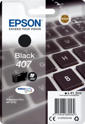 Image de EPSON C13T07U140 EPSON 407 / T07U1 schwarz Druckerpatrone