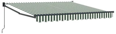 Zdjęcie produktu dla Markiza Zielony i Biały 300 x 250 x 165 cm Poliester