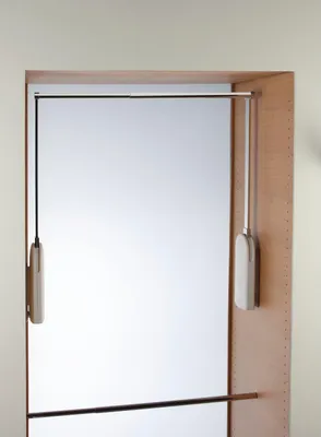 Produktbild von SERVETTO Kleiderlift elektrisch i3 gerade, weiß/verchromt