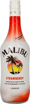 Produktbild von Malibu Strawberry Liqueur 21% Vol. 0,7l
