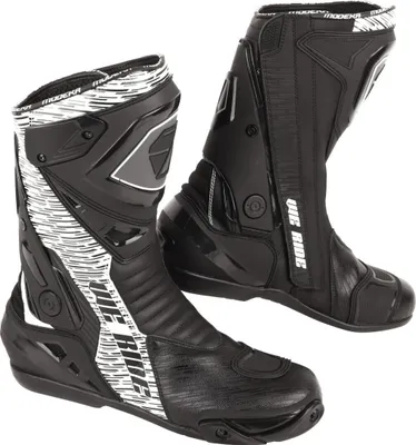 Produktbild von Modeka Yron Motorradstiefel, schwarz/weiß, 42