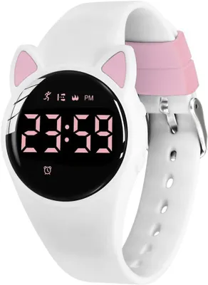 Produktbild von Multifunktionale Kinderuhr mit Schrittzähler, Vibrationsalarm, USB-Ladung, spritzwassergeschützt & einfacher Bedienung ohne App.
