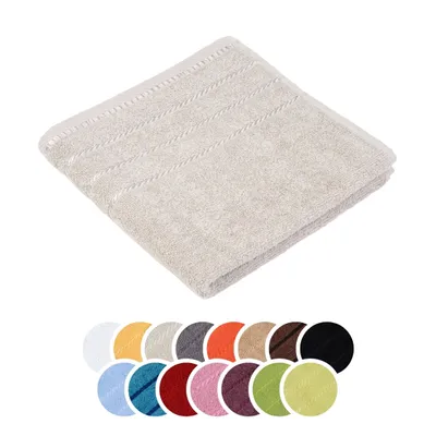 Produktbild von liebling Handtuch, 100% Baumwolle, Serie Potsdam, 50 x 100 cm, 60 Grad waschbar, trocknergeeignet, Farbe: taupe