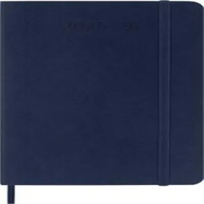 Zdjęcie produktu dla Moleskine 8056999275464 Kalendarz kieszonkowy MOLESKINE 2025/2026, 18 miesięcy, P/A6, niebieski