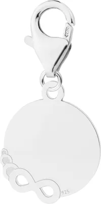 Obrázok produktu pre Strieborný prívesok s platničkou Infinity SILVER 925