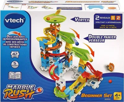 Zdjęcie produktu dla VTech 80-529605, Zestaw kul marmurkowych i rynienek, 4 lat(a)