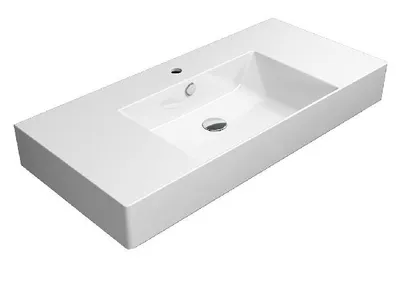Immagine prodotto di Sapho GSI Kube X - Lavabo 1000x470 mm, ExtraGlaze, bianco 9451111