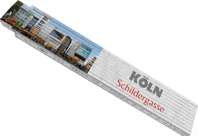 Produktbild von streetline Köln Schildergasse Meterstab aus Holz
