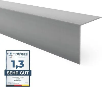 Produktbild von PVC Eckprofil ohne Klebeband - Dunkelgrau, 20 x 20 mm, 200 cm