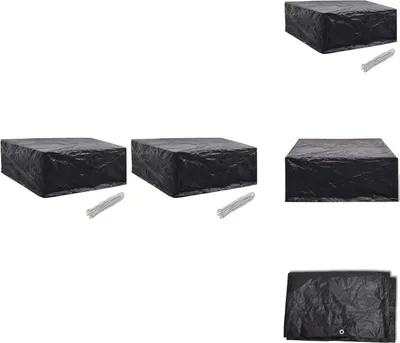 Produktbild von vidaXL Gartenmöbel-Abdeckungen 2 Stk. 10 Ösen 260x260x90 cm -  Gartenmöbel-Schutzhüllen