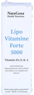 Zdjęcie produktu dla NatuGena LipoVitamine Forte 5000 kropli, roztwór 20 ml