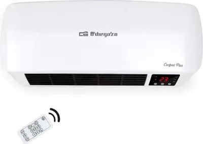 Obrázok produktu pre Orbegozo SP 6000, Elektrický ohrievač s ventilátorom, Keramický, IP22, Vnútorný, Múr, Biela