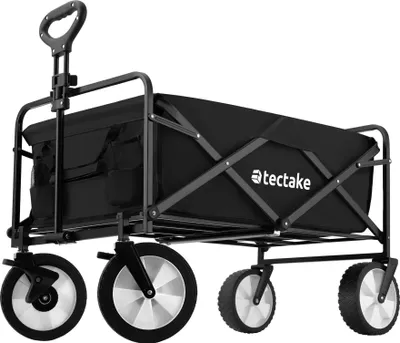 Image de Chariot pliable LEON avec freins, capacité de charge 80kg - noir