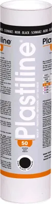 Produktbild von Plastiline Plastiline, 1 kg, Härtegrad 50 (weich) - Schwarz 1950T
