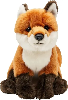 Produktbild von Uni-Toys - Rotfuchs, sitzend - 21 cm (Höhe) - Plüsch-Fuchs - Plüschtier, Kuscheltier