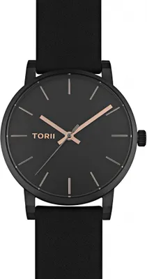 Produktbild von Herrenuhr TORII B41BL.BR klassisch schwarz