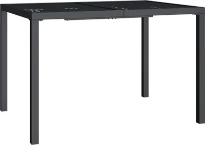 Obrázok produktu pre Záhradný stôl antracitový 110x80x72 cm oceľ