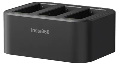 Produktbild von Insta360 Fast Charge Hub, Kamera-Ladegerät, 130 g, Schwarz
