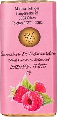 Produktbild von Schokolade Himbeer-Trüffel 70g
