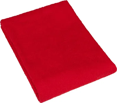 Produktbild von Frottee-Strandtuch - 100x150 cm - Rot
