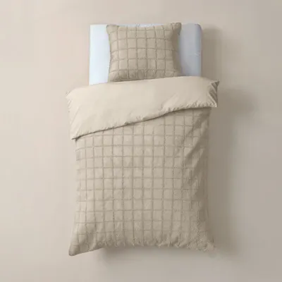 Immagine prodotto di Sleeptime Pelliccia sintetica Check Beige 140x200/220 cm