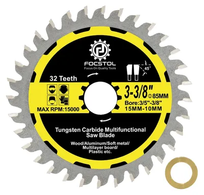 Immagine prodotto di Disco circolare per taglio del legno, 3-3/8'' - 32 denti, ideale per diversi materiali