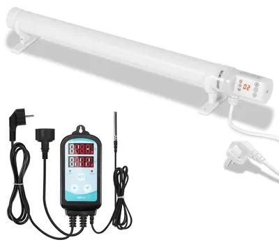 Productafbeelding van Eikuavon plantenverwarming 120W met timerfunctie, verwarmingsbuis voor kassen, 220–240V