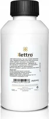Obrázok produktu pre Vrchný lak Matt Lettro - 500 ml