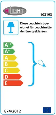 Produktbild von Hilight 103193 Außen-Wegeleuchte 'NORDERNEY' E27-Sockel