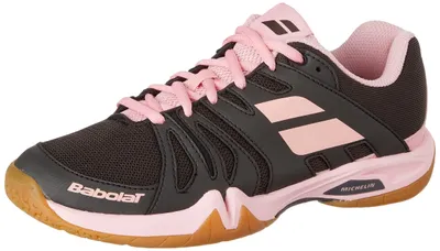 Image de BABOLAT Shadow Team, chaussures de tennis pour femmes, noires et roses, taille 39