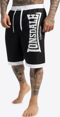 Produktbild von Lonsdale London Badeshort Herren Clennel schwarz Streetwear 100% Polyester L
