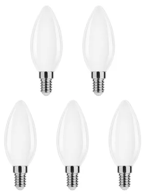 Produktbild von Modee E14 LED Filamentlampe 7W 806lm 4000K Neutralweiß Mattiert 5 Stück