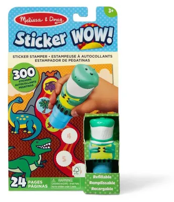 Produktbild von Melissa & Doug - Sticker WOW! Dinosaurier Aufkleberstempel & Block