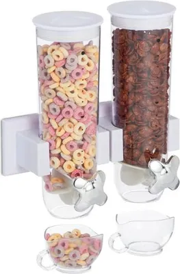 Immagine prodotto di Dispenser per muesli doppio per montaggio a parete