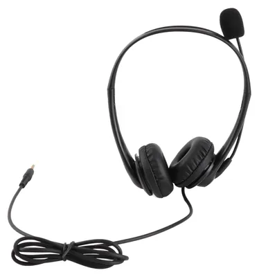 Immagine prodotto di Cuffie da computer da 3,5 mm con microfono, cancellazione del rumore, cuffie montate sulla testa, cuffie con cavo per call center aziendali
